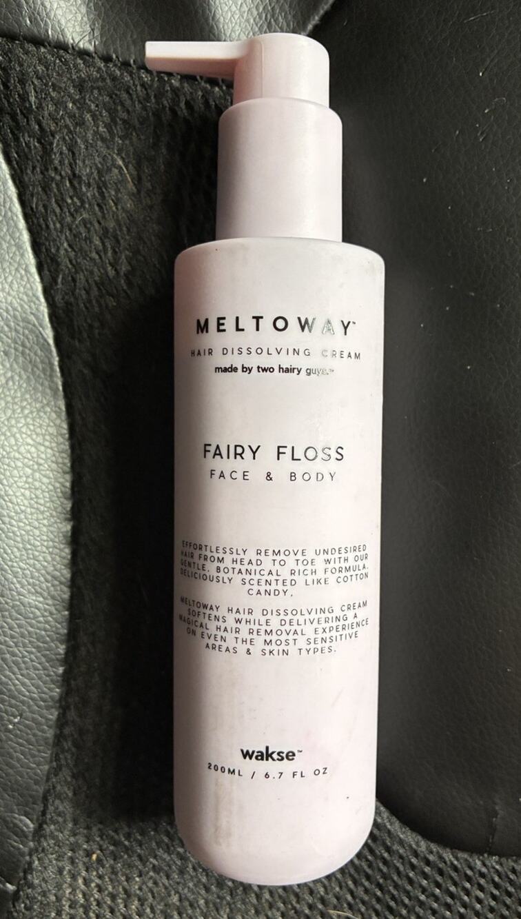 Wakse Meltoway Hair Removal Cream Face & Body Milk and Honey 6.7 fl oz